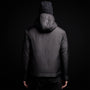 Insulated Zip Front Hoody in Black | James Perse Los Angeles