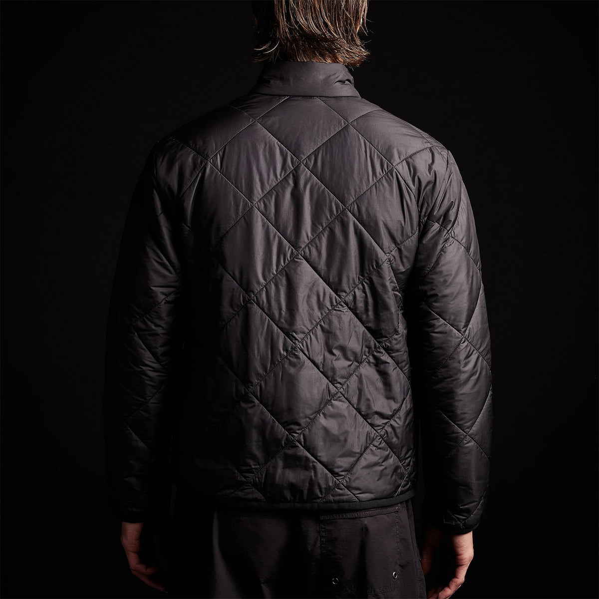 Lightweight Insulted Jacket in Black | James Perse Los Angeles 