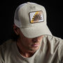 Agave Patch Linen Trucker Hat in Natural | James Perse Los Angeles