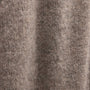 Lightweight Textured Cashmere Knit Zip Up Hoodie in Beige Melange | James Perse Los Angeles FLAT