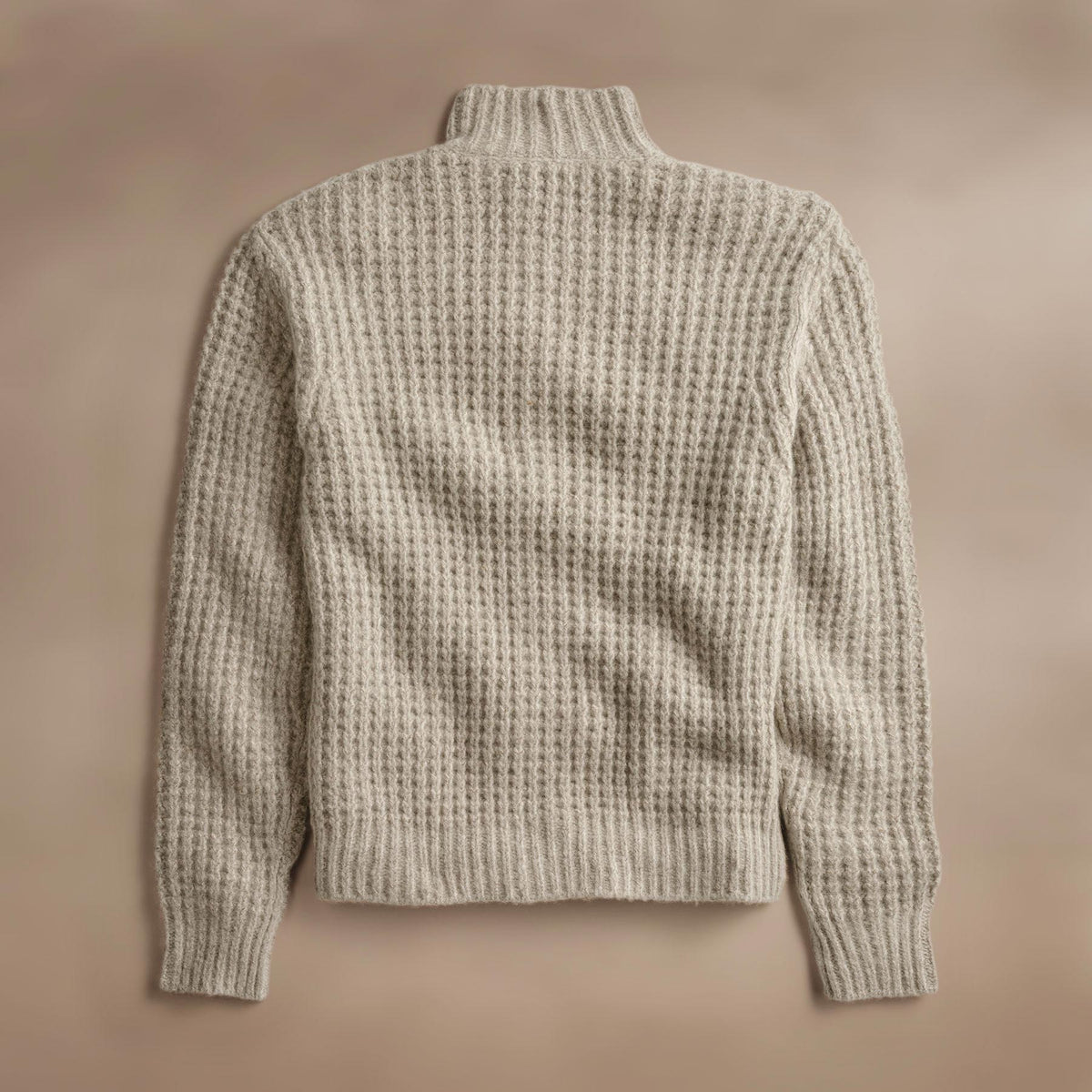 Cashmere Knit Waffle Cardigan  in Hazel | James Perse Los Angeles