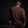 Mid Gauge Cashmere Sweatshirt in Americano | James Perse Los Angeles