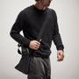 Mid Gauge Cashmere Sweatshirt in Black | James Perse Los Angeles