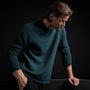 Mid Gauge Cashmere Sweatshirt in Seaweed | James Perse Los Angeles