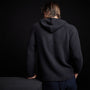 Cashmere Cardigan Stitch Hoody in Black | James Perse Los Angeles