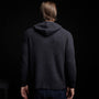 Cashmere Cardigan Stitch Hoody in Black | James Perse Los Angeles