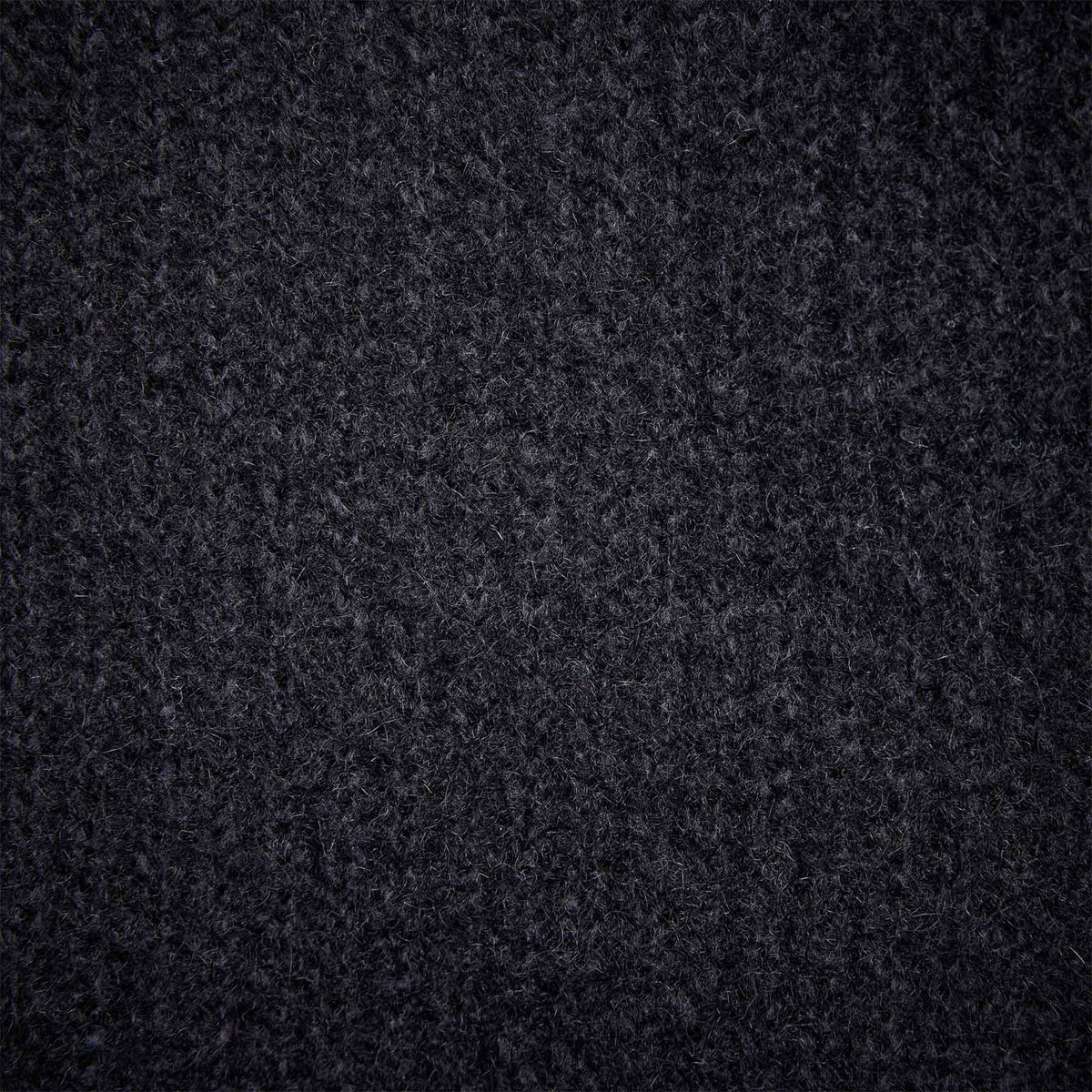 Cashmere Cardigan Stitch Hoody in Black | James Perse Los Angeles
