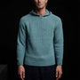 Cashmere Cardigan Stitch Hoody in Tropical | James Perse Los Angeles