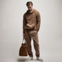 Mid Gauge Cashmere Hoodie in Chestnut | James Perse Los Angeles