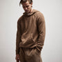 Mid Gauge Cashmere Hoodie in Chestnut | James Perse Los Angeles
