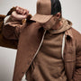 Mid Gauge Cashmere Hoodie in Chestnut | James Perse Los Angeles
