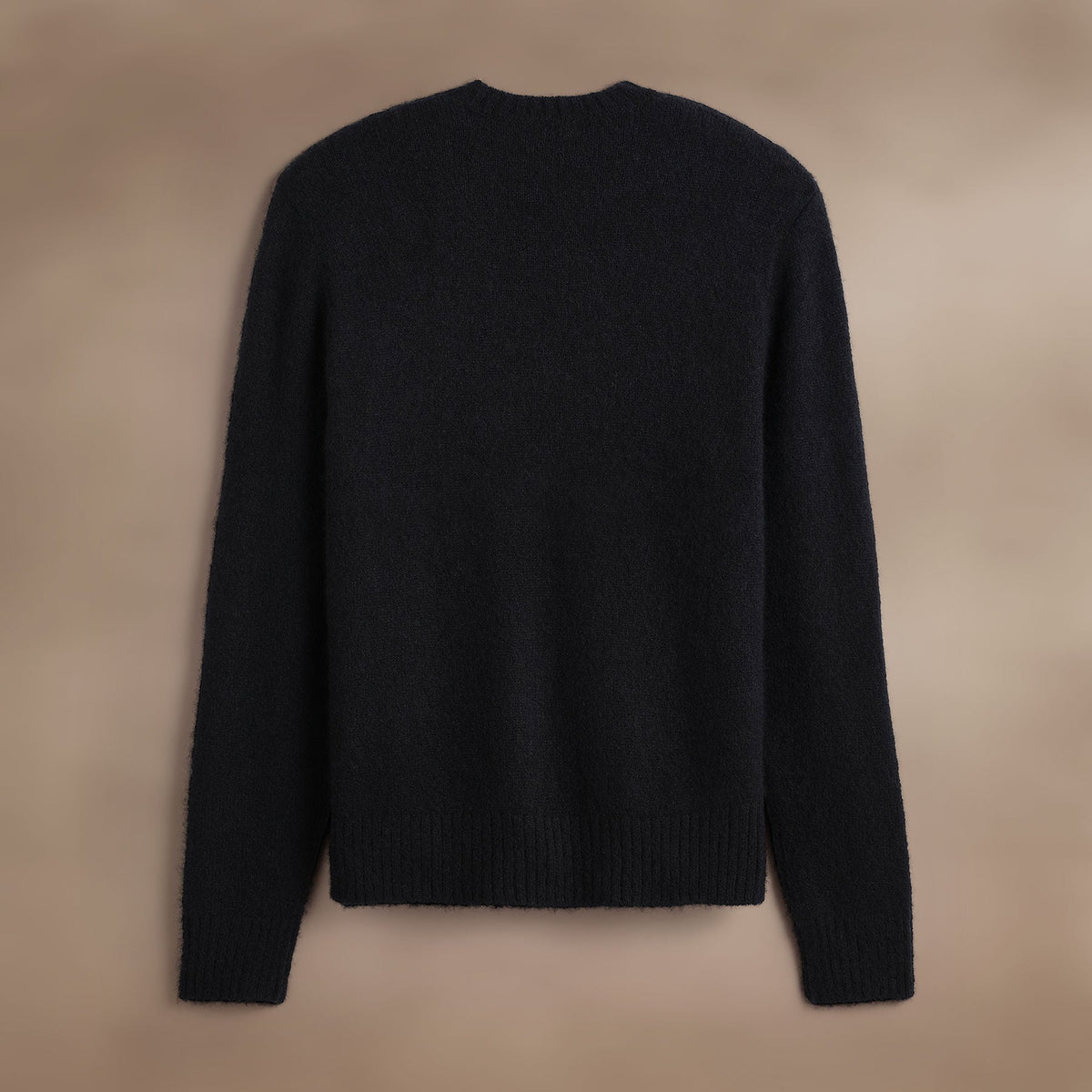 Lightweight Textured Cashmere VinNeck in True Black | James Perse Los Angeles