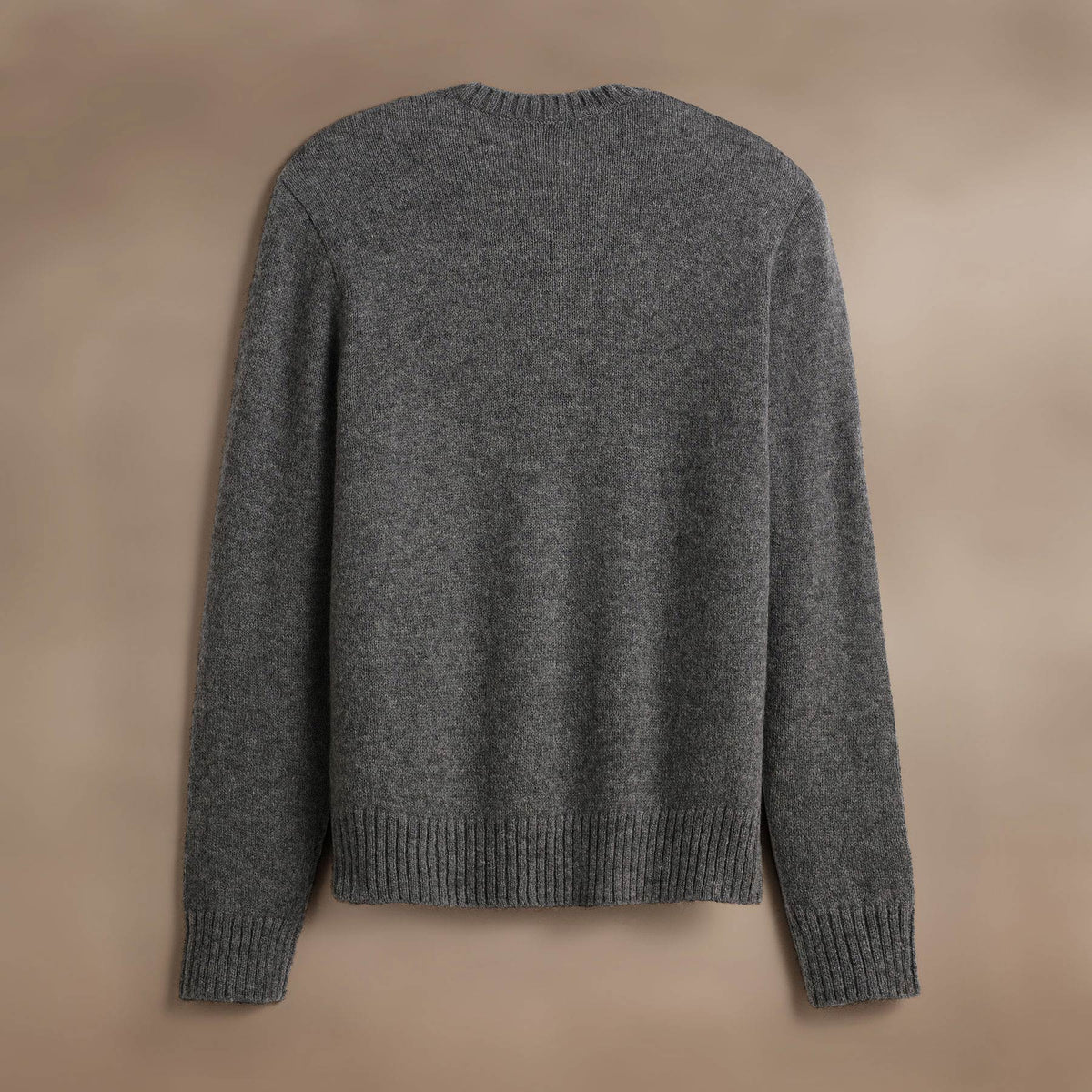 Lightweight Textured Cashmere VinNeck in Thunder | James Perse Los Angeles