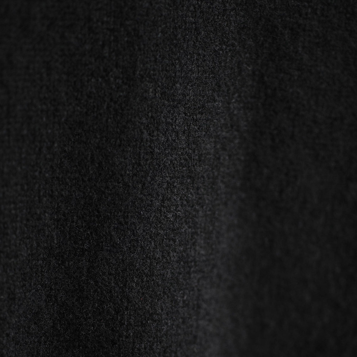 Cashmere Funnel Neck Sweater in True Black | James Perse Los Angeles