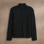 Cashmere Funnel Neck Sweater in True Black | James Perse Los Angeles