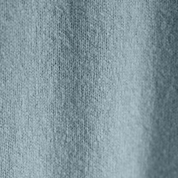 Lightweight Textured Cashmere Crew in Azure | James Perse Los Angeles