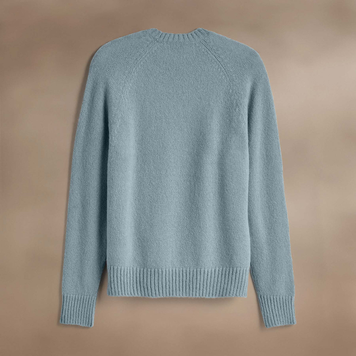 Lightweight Textured Cashmere Crew in Azure | James Perse Los Angeles
