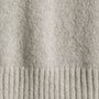 Lightweight Textured Cashmere Crew  in Mist | James Perse Los Angeles