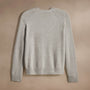 Lightweight Textured Cashmere Crew  in Mist | James Perse Los Angeles