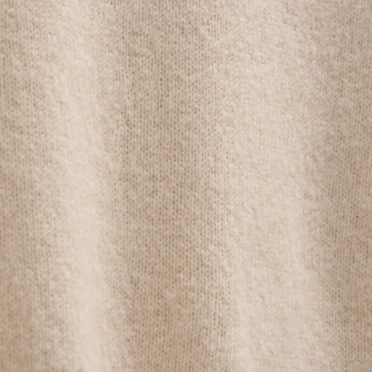 Lightweight Textured Cashmere Crew in Wheat | James Perse Los Angeles FLAT