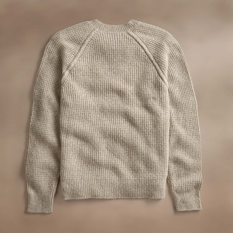 Cashmere Knit Raglan Crew in Hazel | James Perse Los Angeles