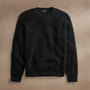 Cahmere Knit Raglan Crew  in True Black | James Perse Los Angeles