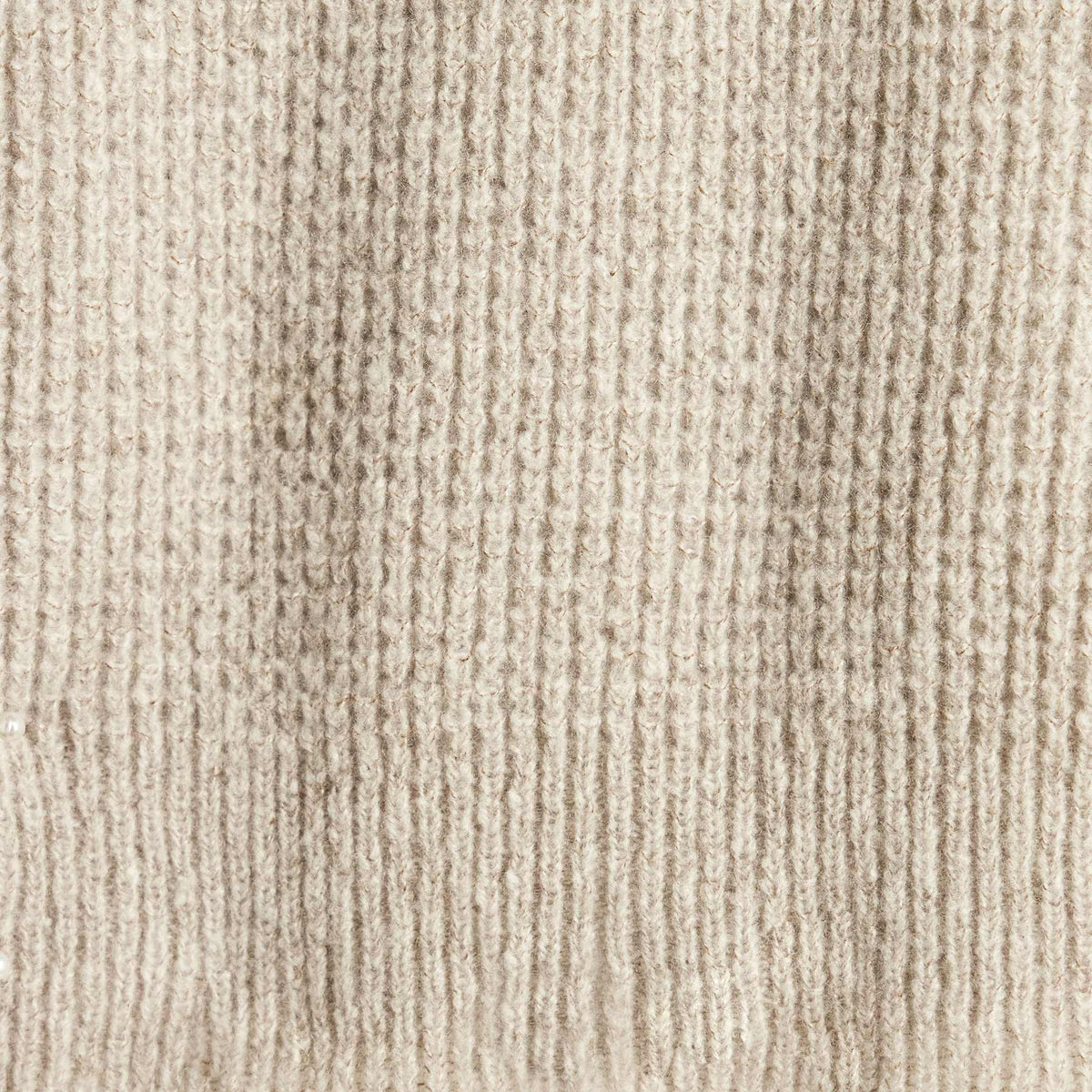 Lightweight Textured Cashmere Waffle Half Zip  in Hazel | James Perse Los Angeles