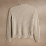 Lightweight Textured Cashmere Waffle Half Zip  in Hazel | James Perse Los Angeles
