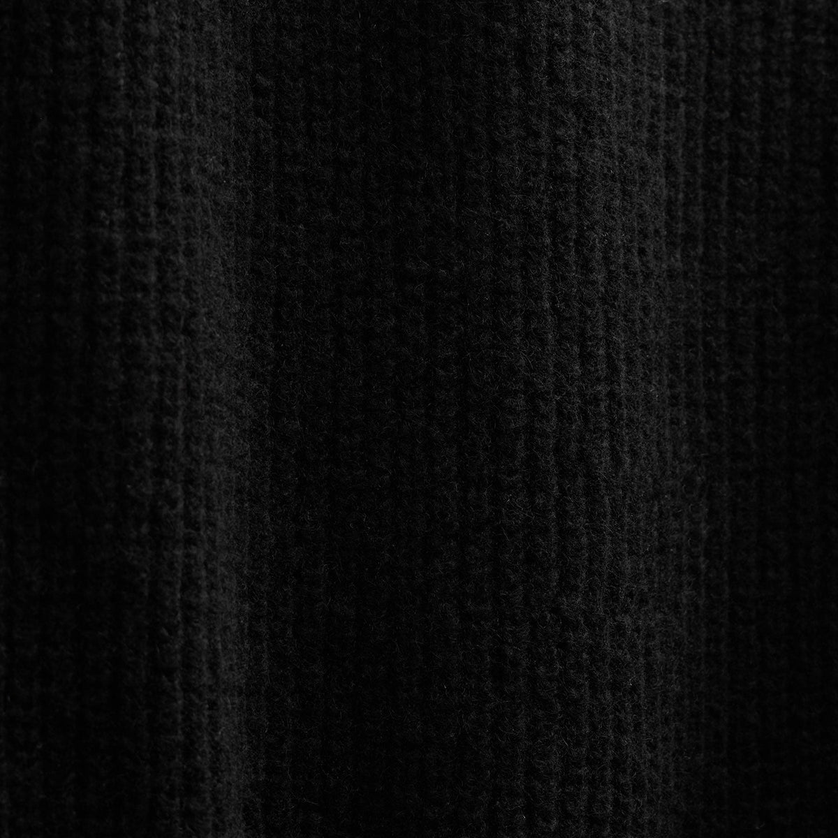 Lightweight Cashmere Button Funnel Neck In Black | James Perse Los Angeles FLAT