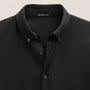 Cotton Cashmere Twill Shirt in Black | James Perse Los Angeles