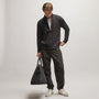 French Terry Zip Up in Black | James Perse Los Angeles