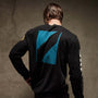 Long Sleeve Ski Patrol Graphic in Black | James Perse Los Angeles
