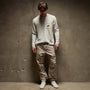 Long Sleeve Ski Patrol Graphic in White | James Perse Los Angeles