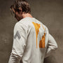 Long Sleeve Ski Patrol Graphic in White | James Perse Los Angeles