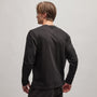 French Terry Pocket Crew in Black | James Perse Los Angeles