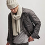 French Terry Pocket Crew in Silver Grey | James Perse Los Angeles