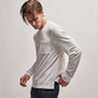 French Terry Pocket Crew in White | James Perse Los Angeles
