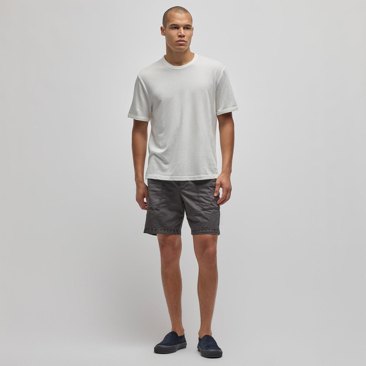 Lightweight French Terry Tee in Cotton | James Perse Los Angeles