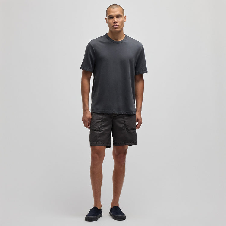 Lightweight  French Terry Tee in Magma | James Perse Los Angeles