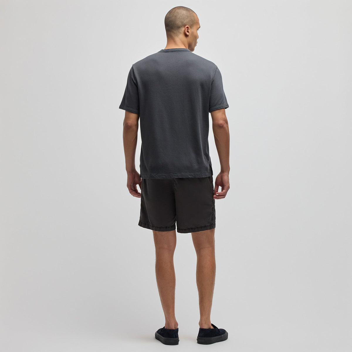 Lightweight  French Terry Tee in Magma | James Perse Los Angeles