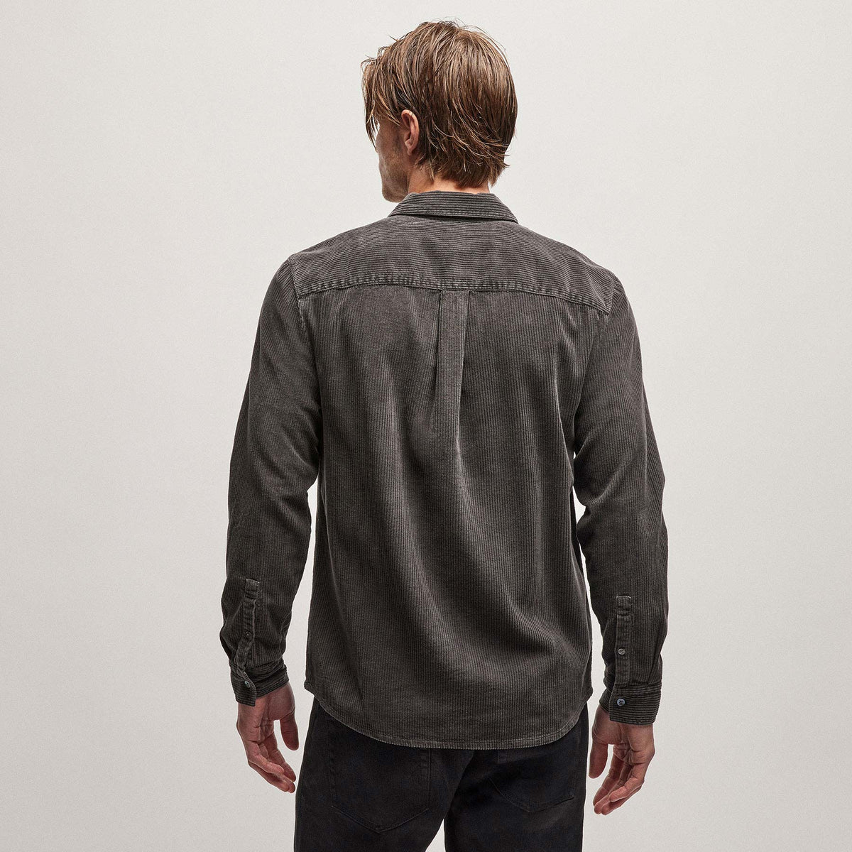 Corduroy Shirt in Magma Pigment | James Perse Los Angeles