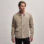 Corduroy Shirt in Toast Pigment | James Perse Los Angeles