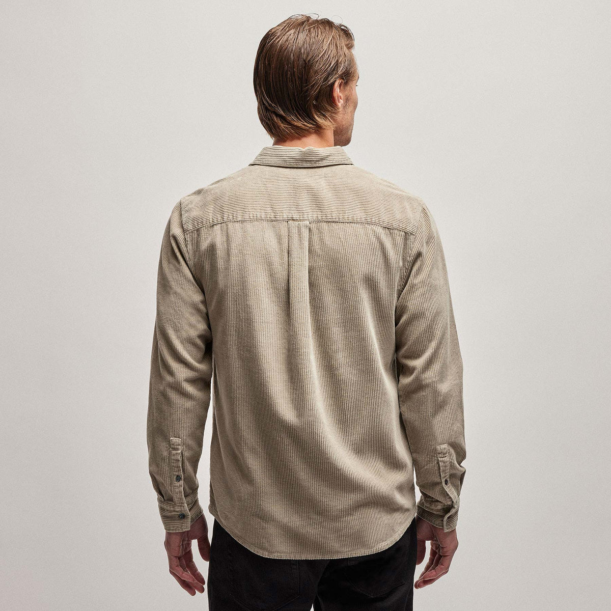 Corduroy Shirt in Toast Pigment | James Perse Los Angeles