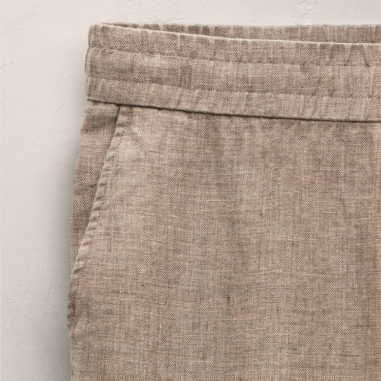 Montecito Linen Trouser in Soft Beige | James Perse Los Angeles