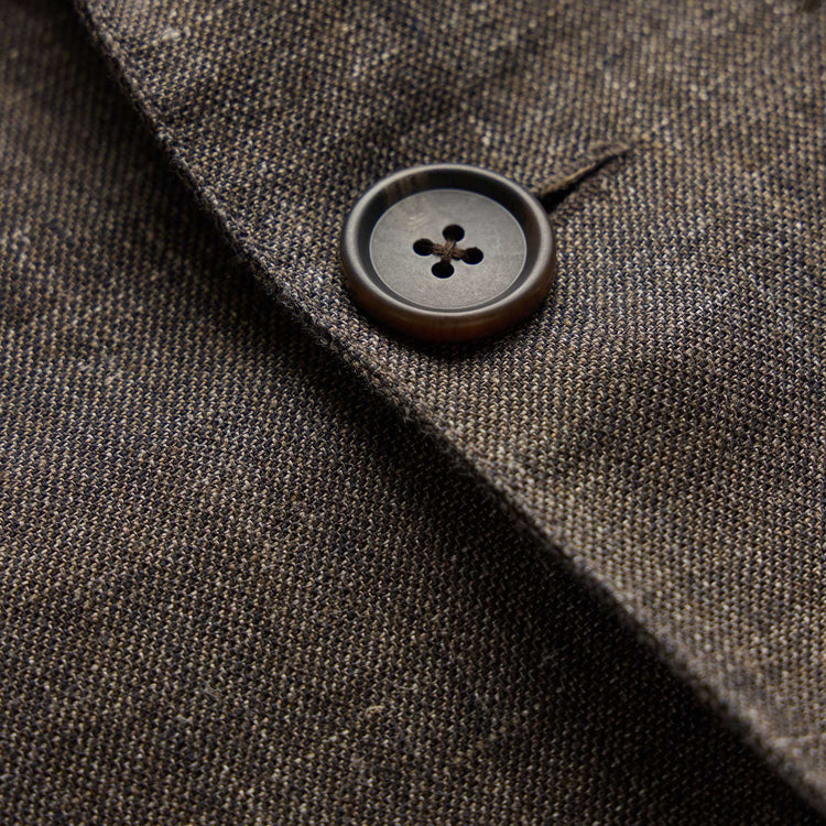 Montecito Linen Blazer in Bark | James Perse Los Angeles