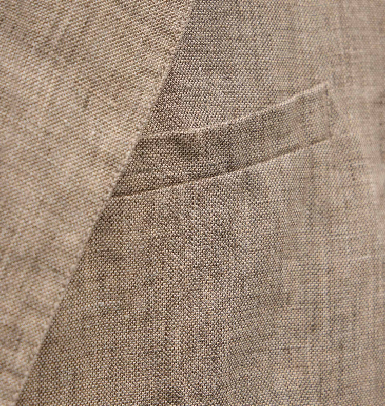 Montecito Linen Blazer in Soft Beige | James Perse Los Angeles
