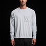 Beefy Cotton Jersey Pocket Raglan in Baby Blue Pigment | James Perse Los Angeles