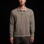 Beefy Cotton Jersey Cllr Polo in Burro Pigment | James Perse Los Angeles