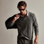 Beefy Cotton Jersey Cllr Polo in Burro Pigment | James Perse Los Angeles