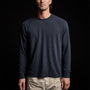Soft Slub Jersey Raglan Shirt in Blue Oil | James Perse Los Angeles 